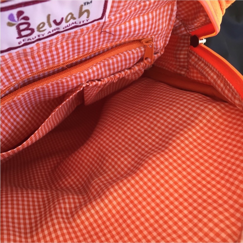 Belvah Beauty & Quality Orange Backpack - Picture 11 of 12